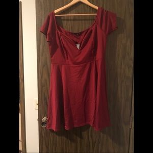 Dark berry/wine colored party dress